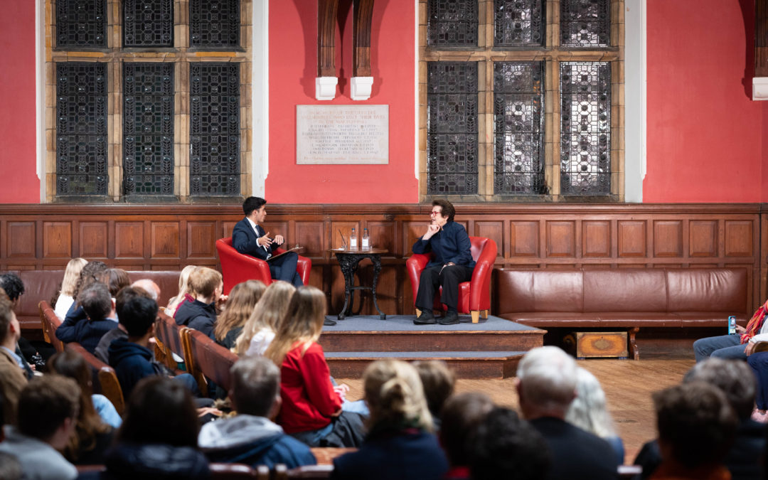 Billie Jean King’s Visit to The Oxford Union