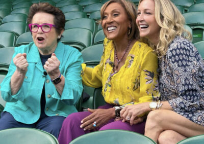 Good Morning America: Behind the scenes of Wimbledon with Billie Jean King
