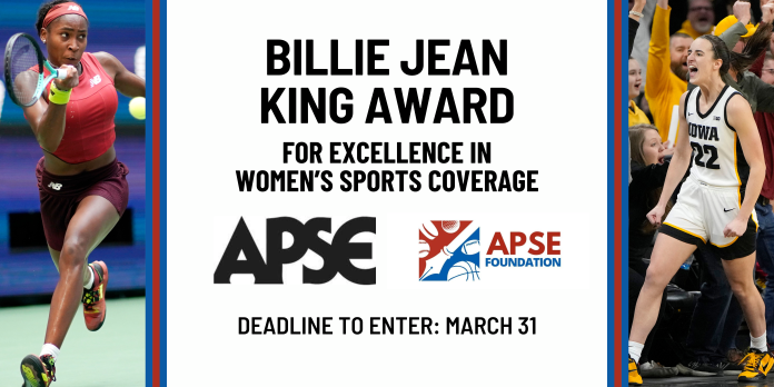 USA Today: New Billie Jean King Award will honor excellence in women’s sports coverage. What to know