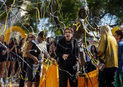 Tennis.com: Back to school with Billie Jean King: Trailblazer honored with statue at Cal State LA