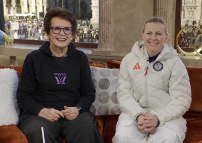TODAY: Billie Jean King and Kendall Coyne Schofield on Women’s Hockey