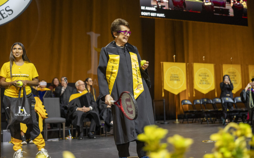 AP: Billie Jean King, 82, earns a college degree 65 years after starting at Cal State LA